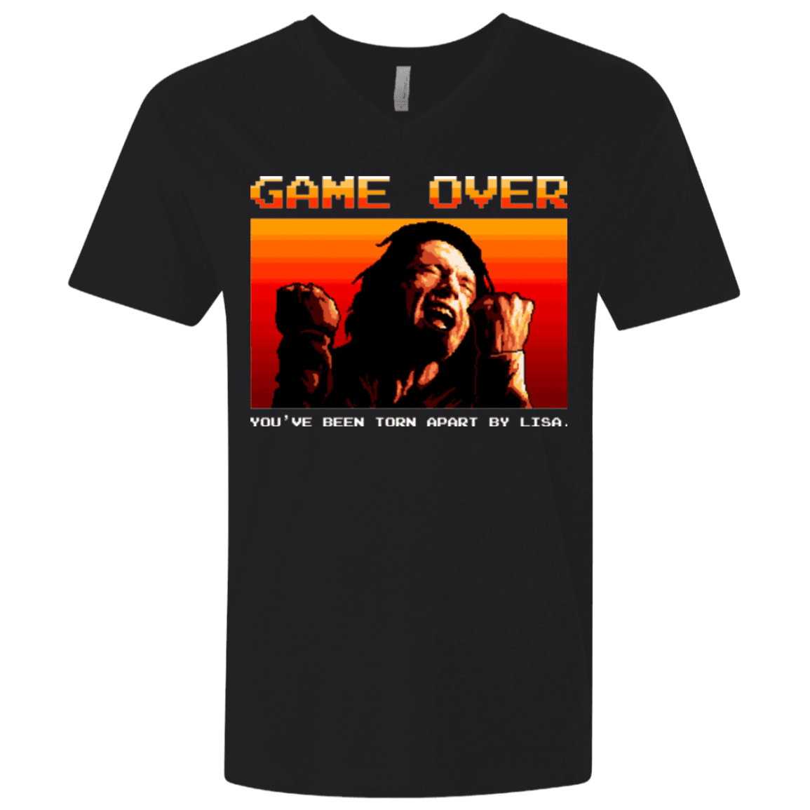 T-Shirts Black / X-Small Game Over Men's Premium V-Neck