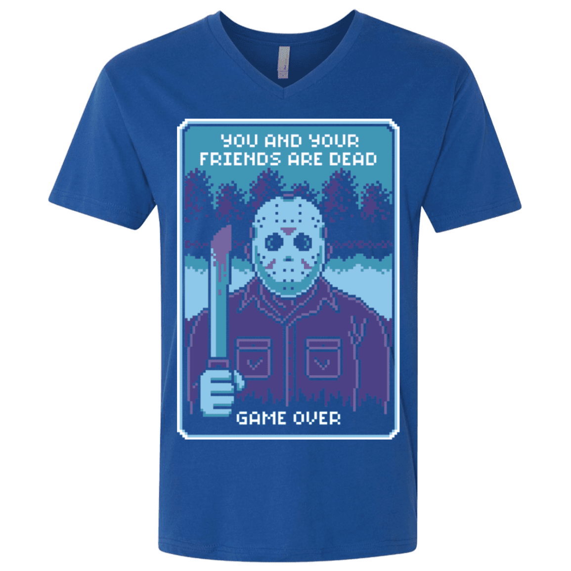 T-Shirts Royal / X-Small Game Over Men's Premium V-Neck