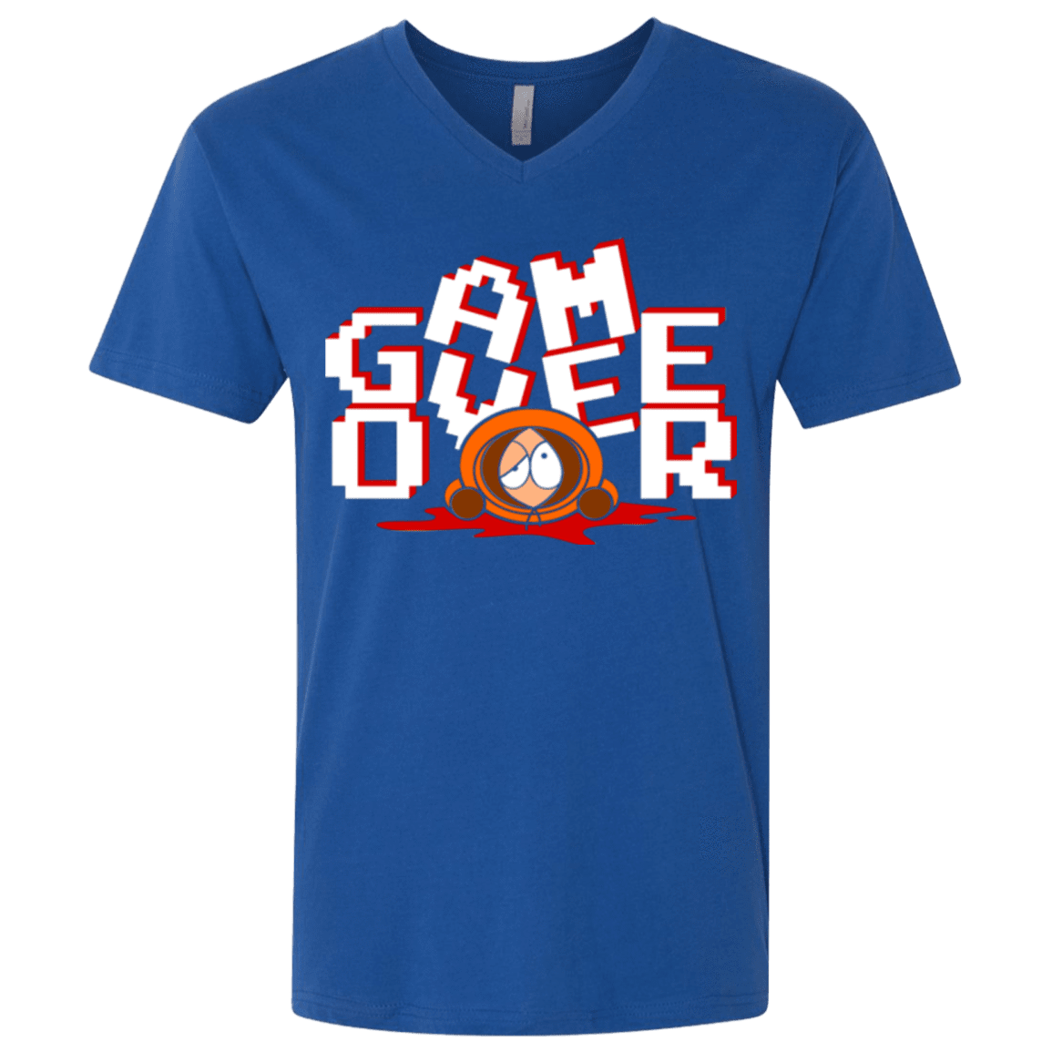 T-Shirts Royal / X-Small Game over Men's Premium V-Neck