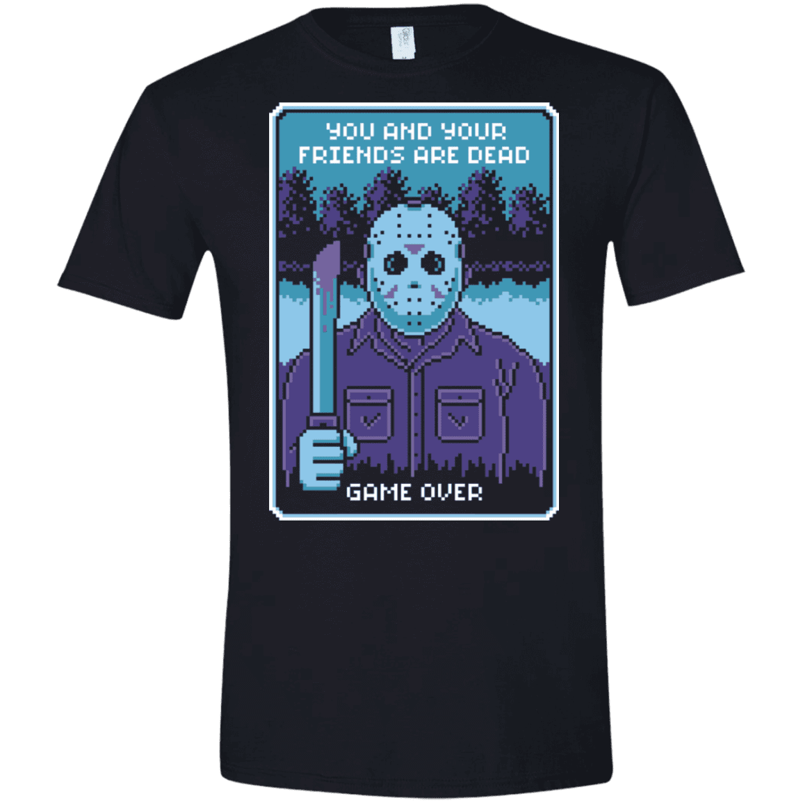 T-Shirts Black / X-Small Game Over Men's Semi-Fitted Softstyle