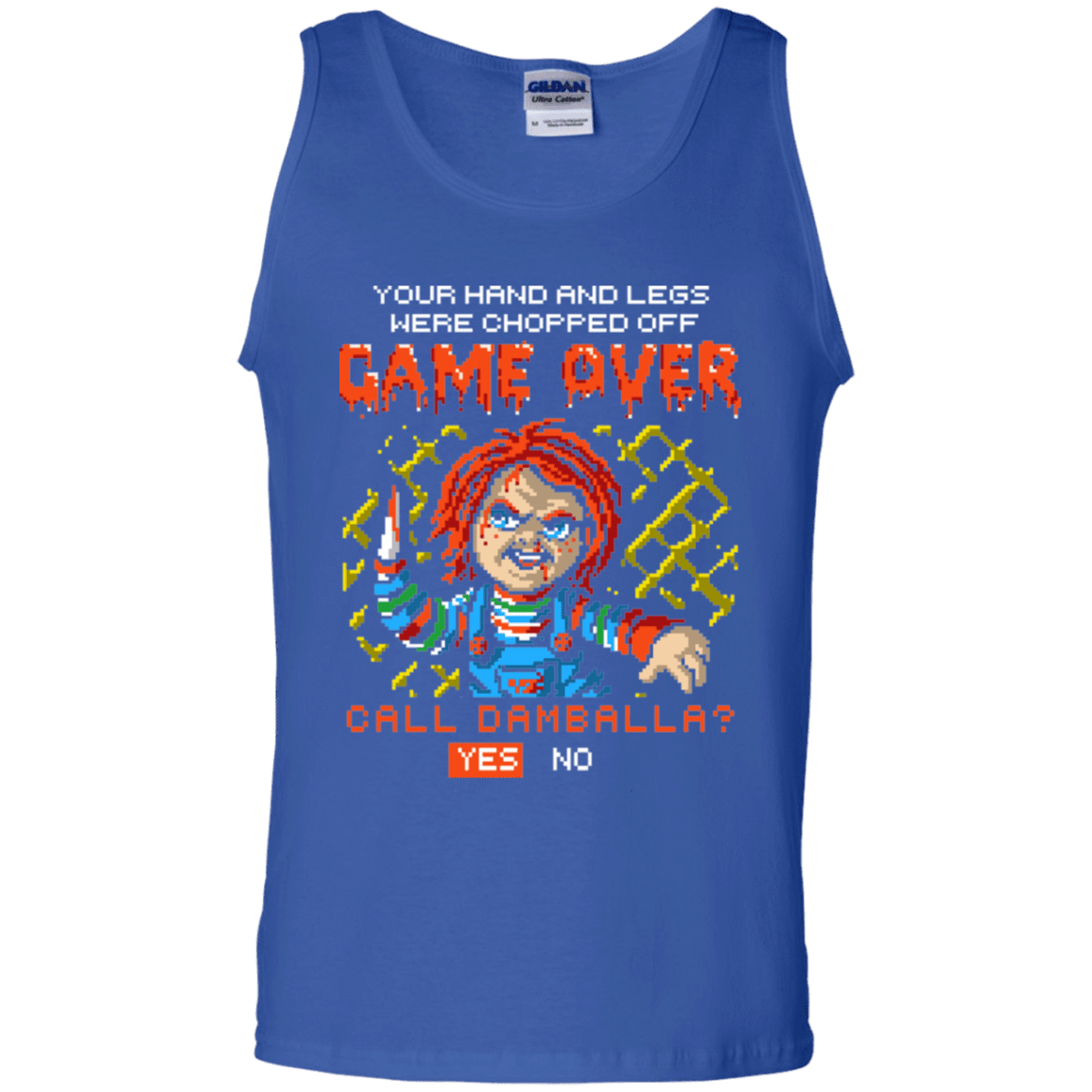 T-Shirts Royal / S Game Over Men's Tank Top