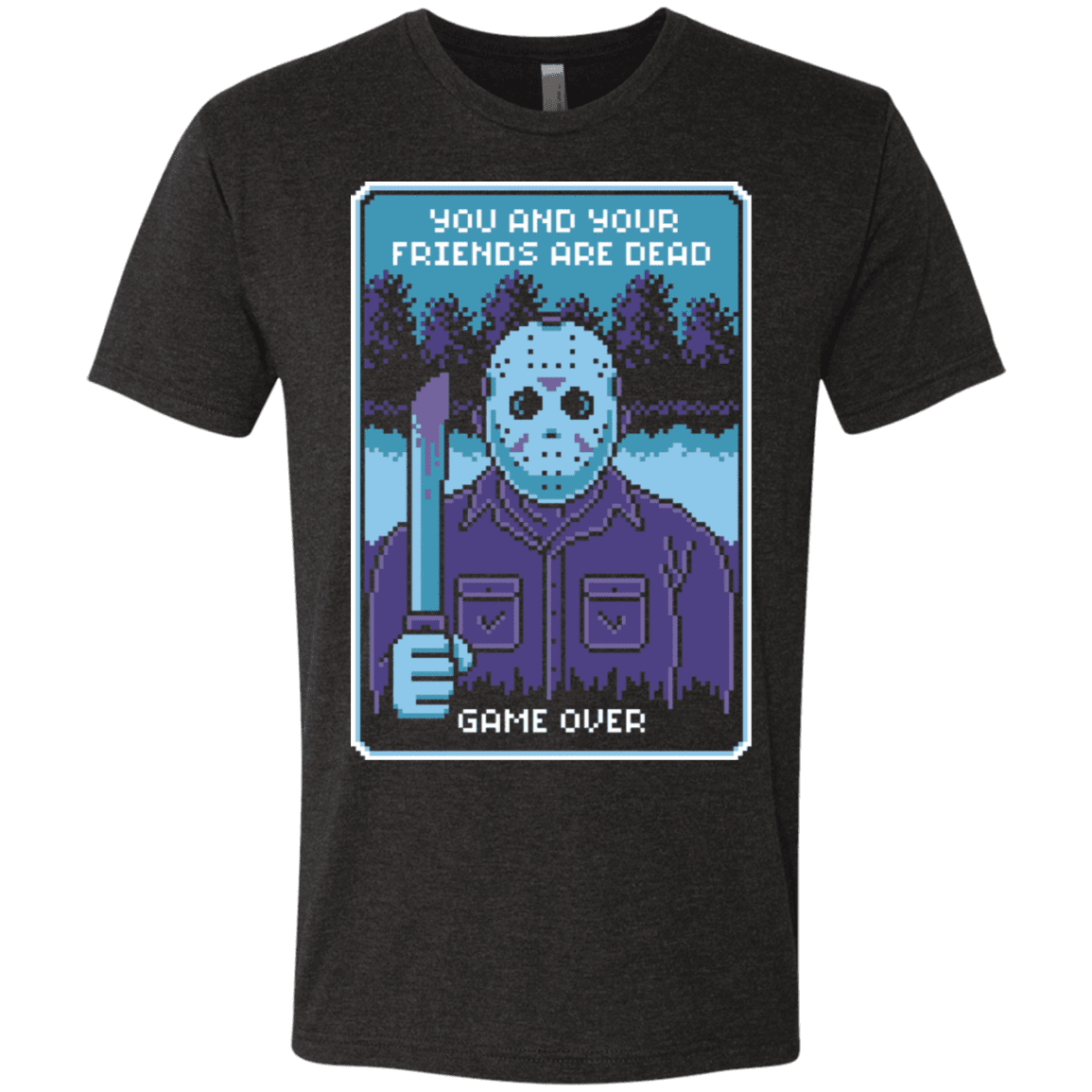 T-Shirts Vintage Black / S Game Over Men's Triblend T-Shirt