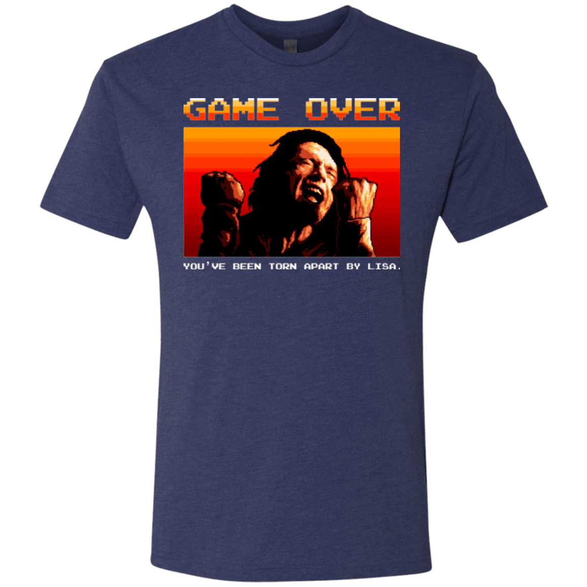T-Shirts Vintage Navy / Small Game Over Men's Triblend T-Shirt
