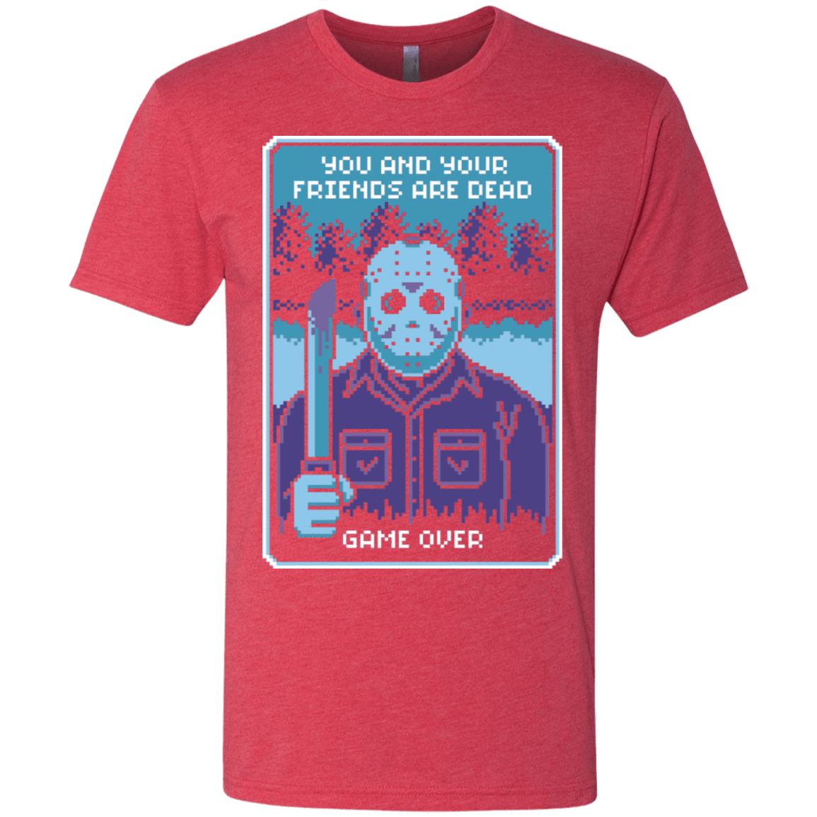 T-Shirts Vintage Red / S Game Over Men's Triblend T-Shirt