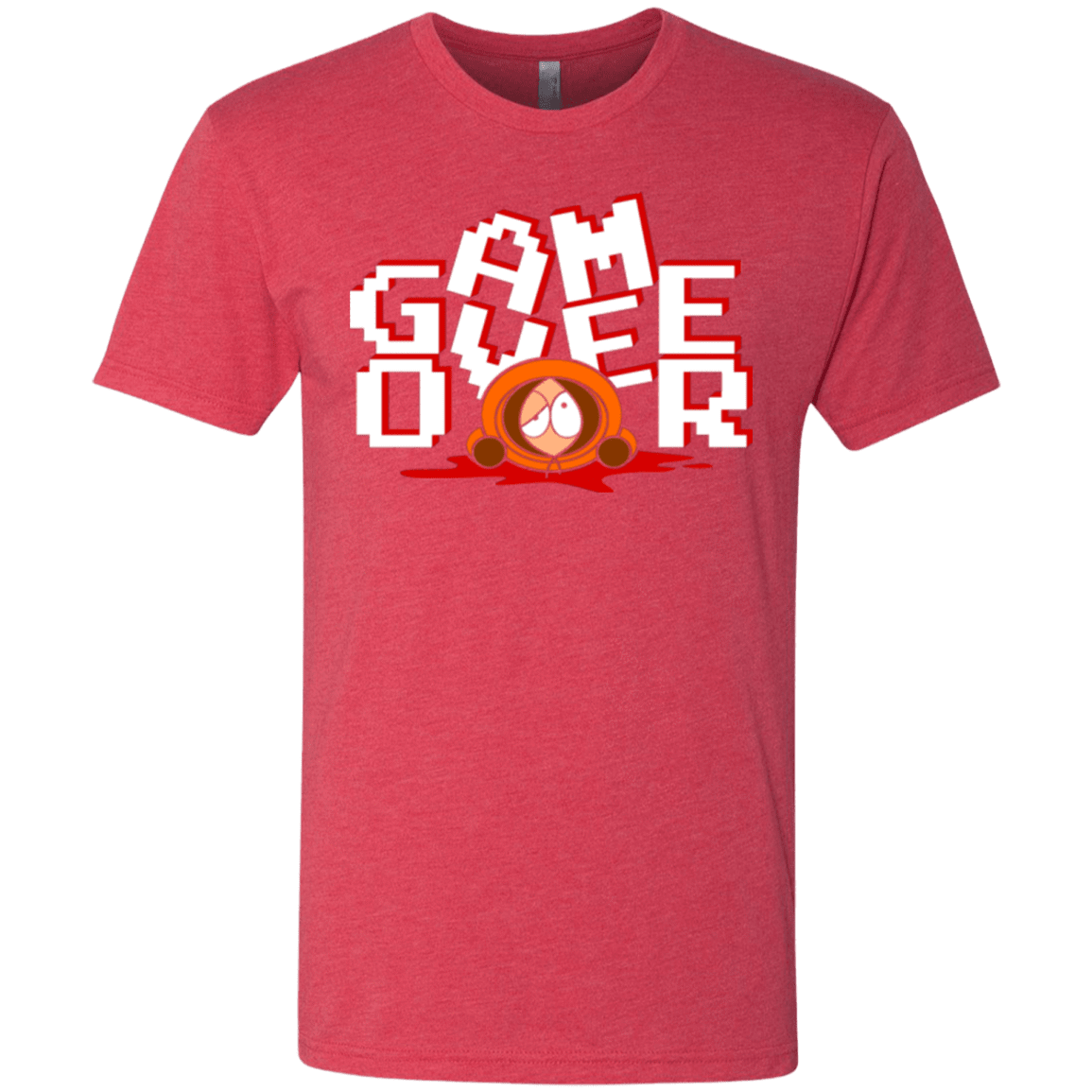 T-Shirts Vintage Red / Small Game over Men's Triblend T-Shirt