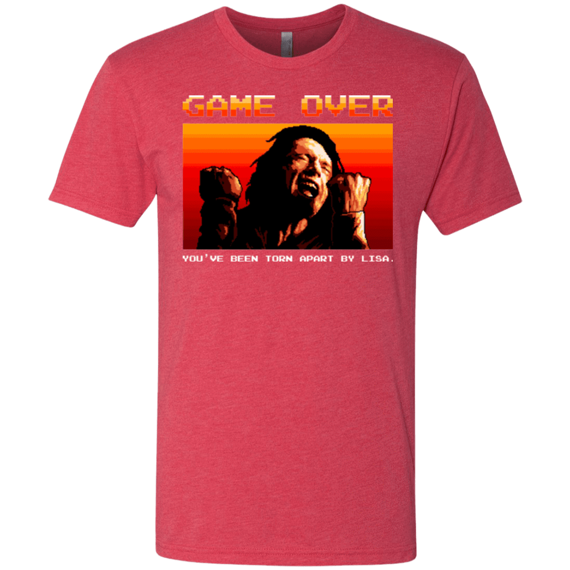 T-Shirts Vintage Red / Small Game Over Men's Triblend T-Shirt