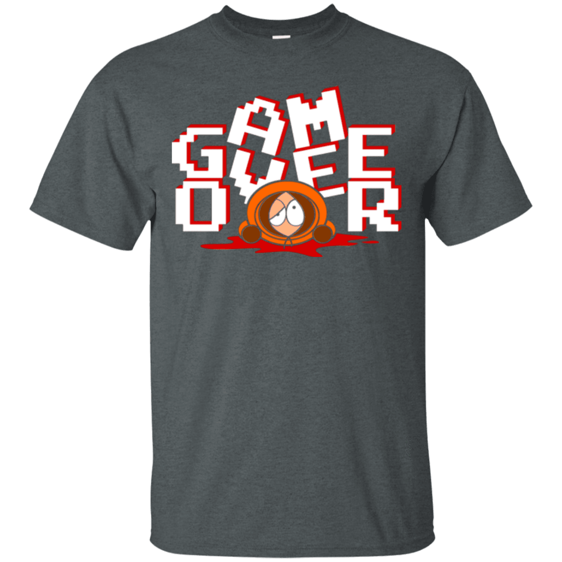 T-Shirts Dark Heather / Small Game over T-Shirt