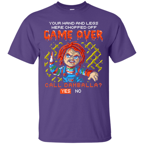 T-Shirts Purple / S Game Over T-Shirt