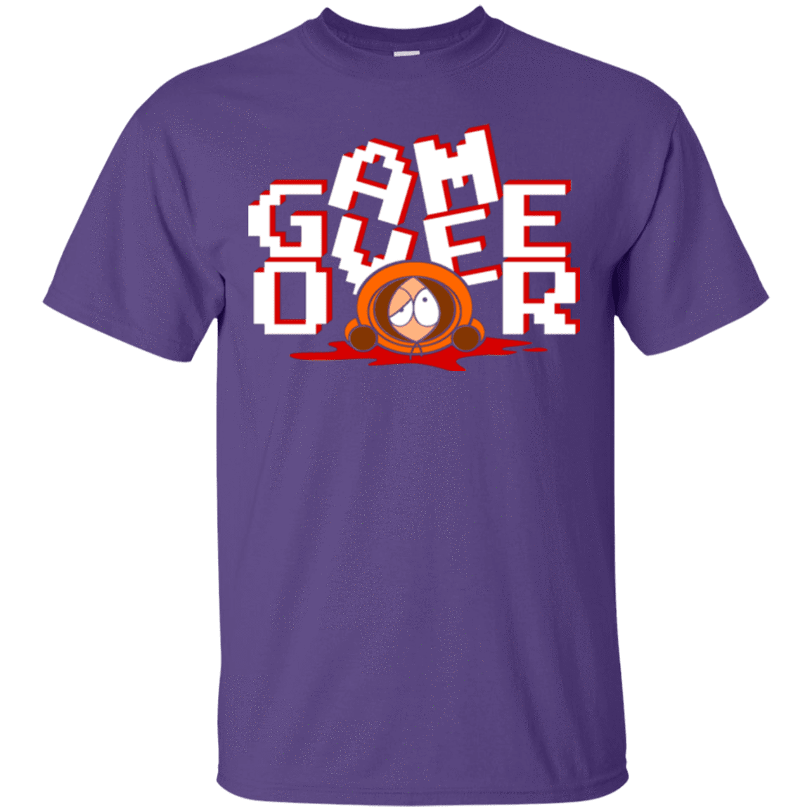T-Shirts Purple / Small Game over T-Shirt