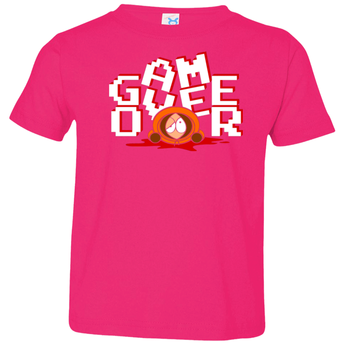 T-Shirts Hot Pink / 2T Game over Toddler Premium T-Shirt