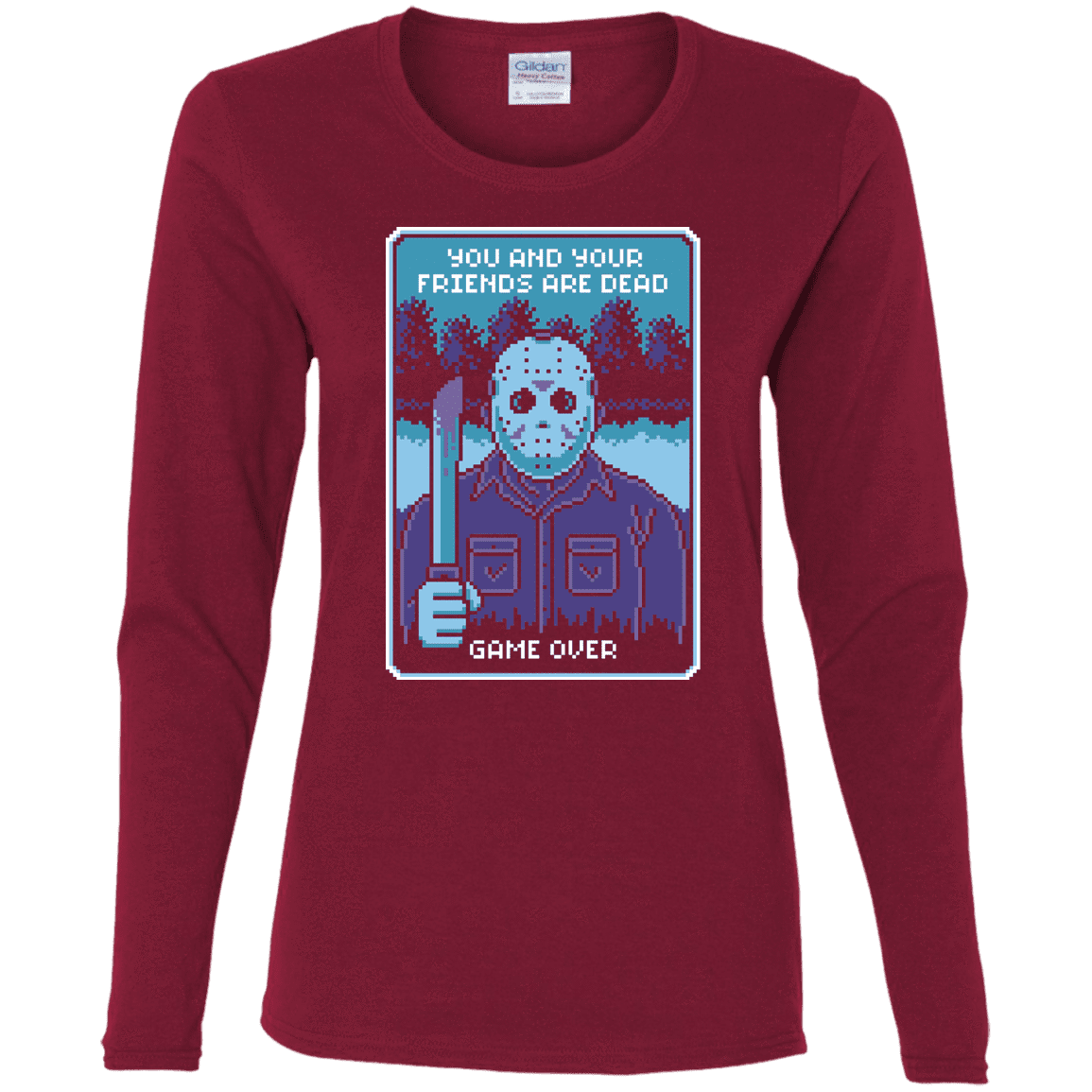 T-Shirts Cardinal / S Game Over Women's Long Sleeve T-Shirt