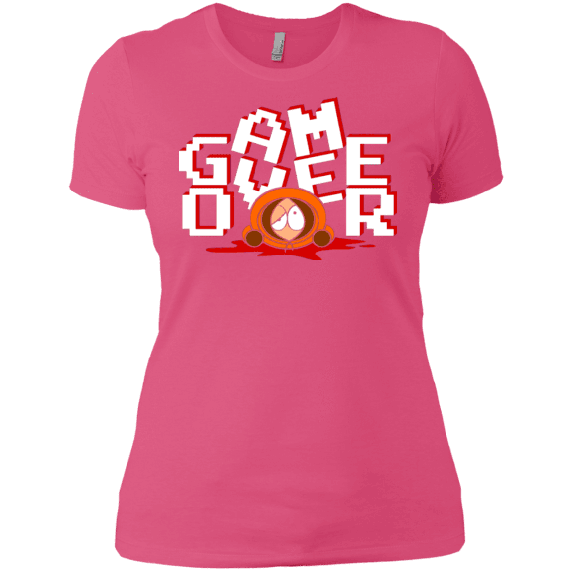 T-Shirts Hot Pink / X-Small Game over Women's Premium T-Shirt