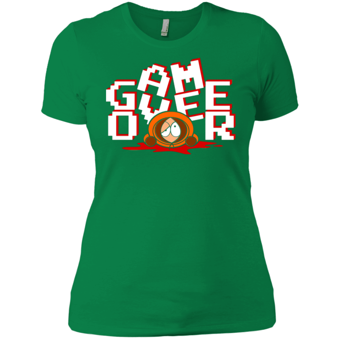T-Shirts Kelly Green / X-Small Game over Women's Premium T-Shirt