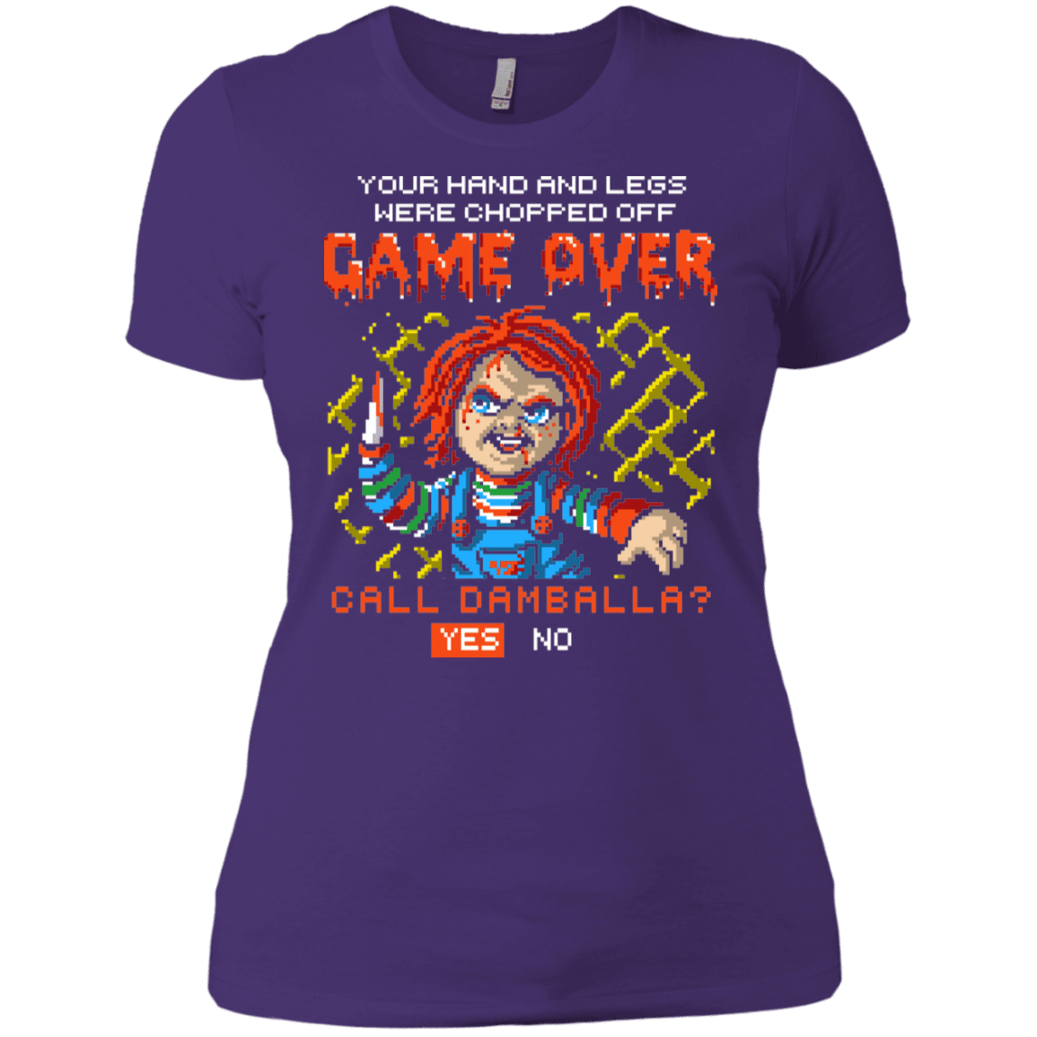 T-Shirts Purple Rush/ / X-Small Game Over Women's Premium T-Shirt