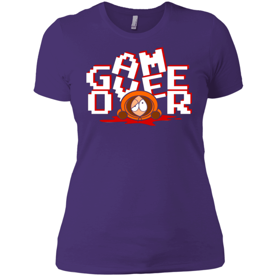 T-Shirts Purple / X-Small Game over Women's Premium T-Shirt
