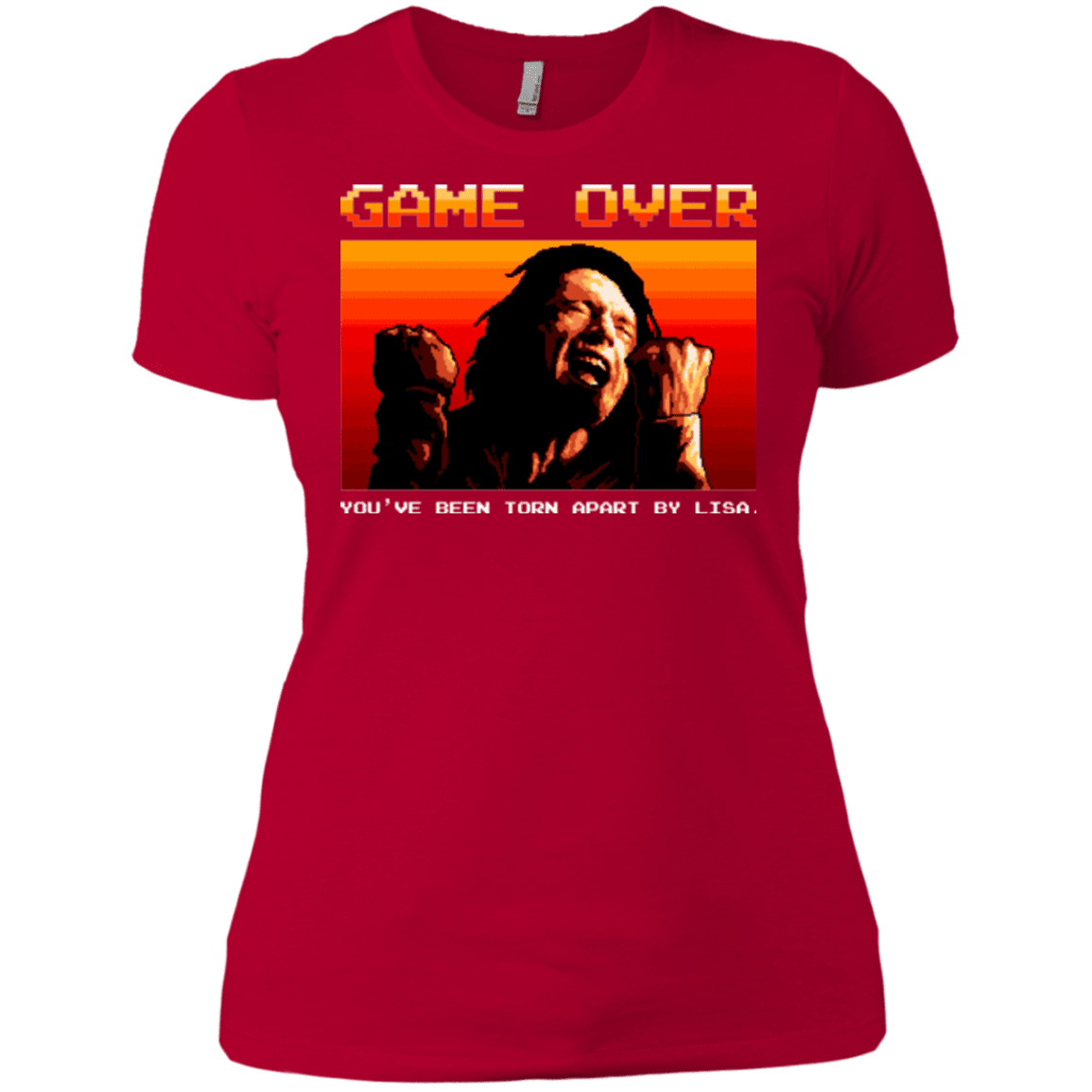 T-Shirts Red / X-Small Game Over Women's Premium T-Shirt