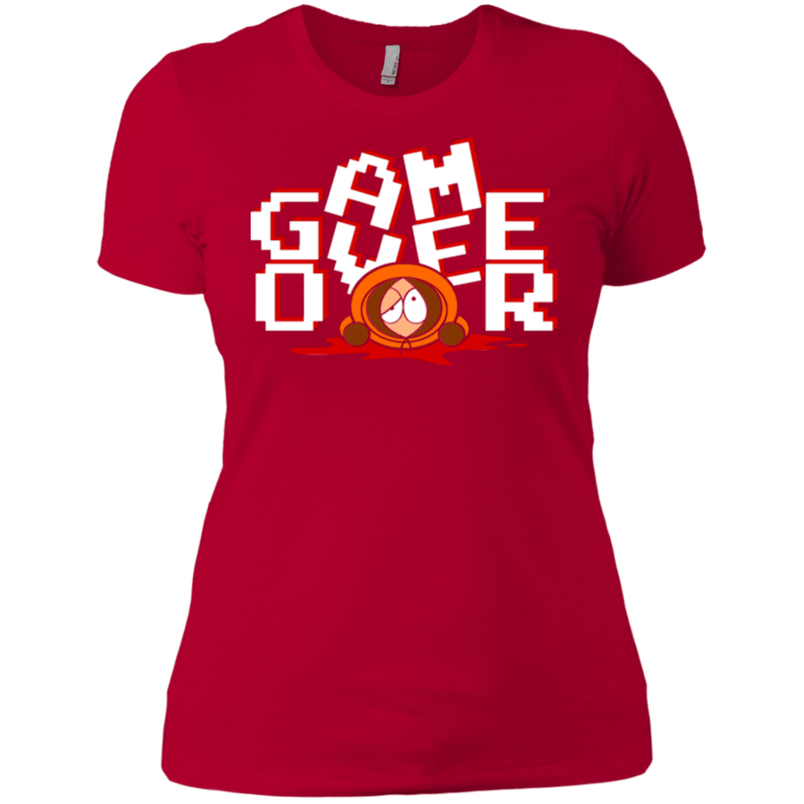T-Shirts Red / X-Small Game over Women's Premium T-Shirt