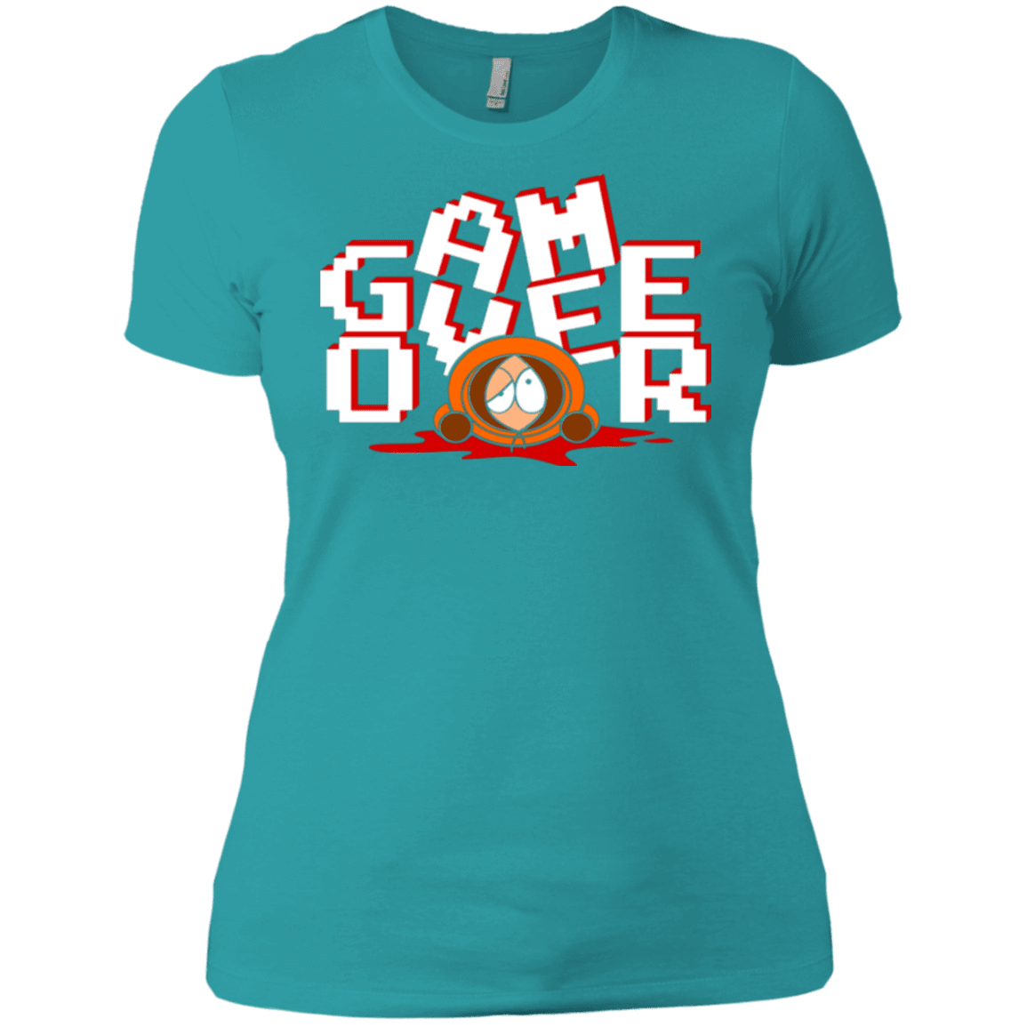 T-Shirts Tahiti Blue / X-Small Game over Women's Premium T-Shirt