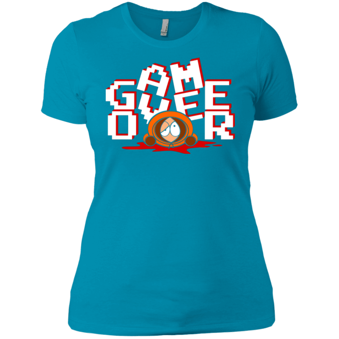 T-Shirts Turquoise / X-Small Game over Women's Premium T-Shirt