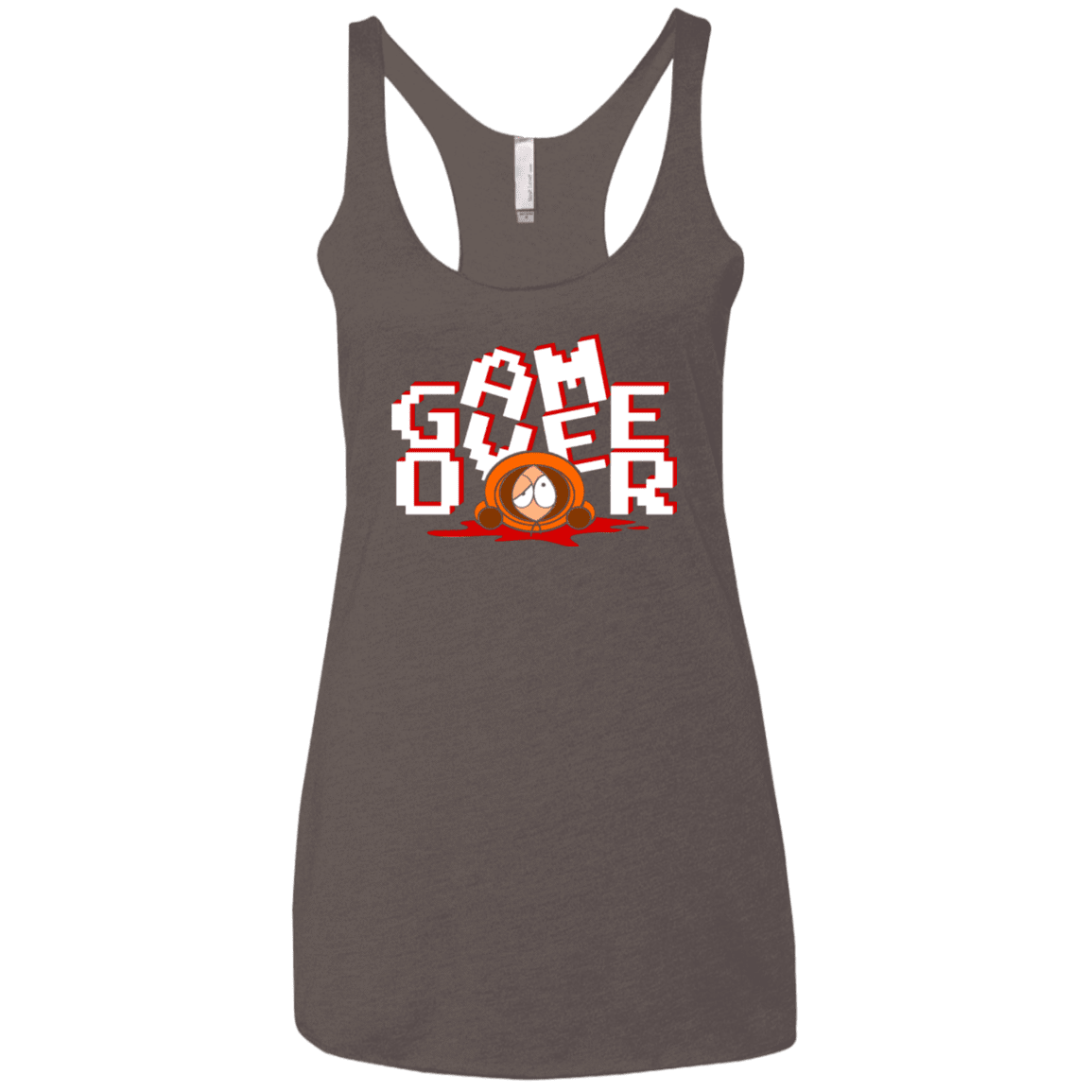 T-Shirts Macchiato / X-Small Game over Women's Triblend Racerback Tank