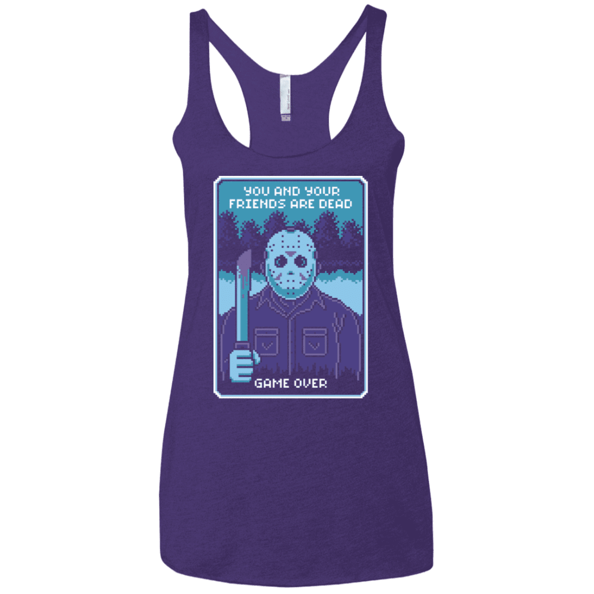 T-Shirts Purple Rush / X-Small Game Over Women's Triblend Racerback Tank