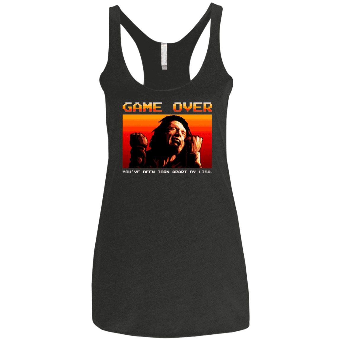 T-Shirts Vintage Black / X-Small Game Over Women's Triblend Racerback Tank