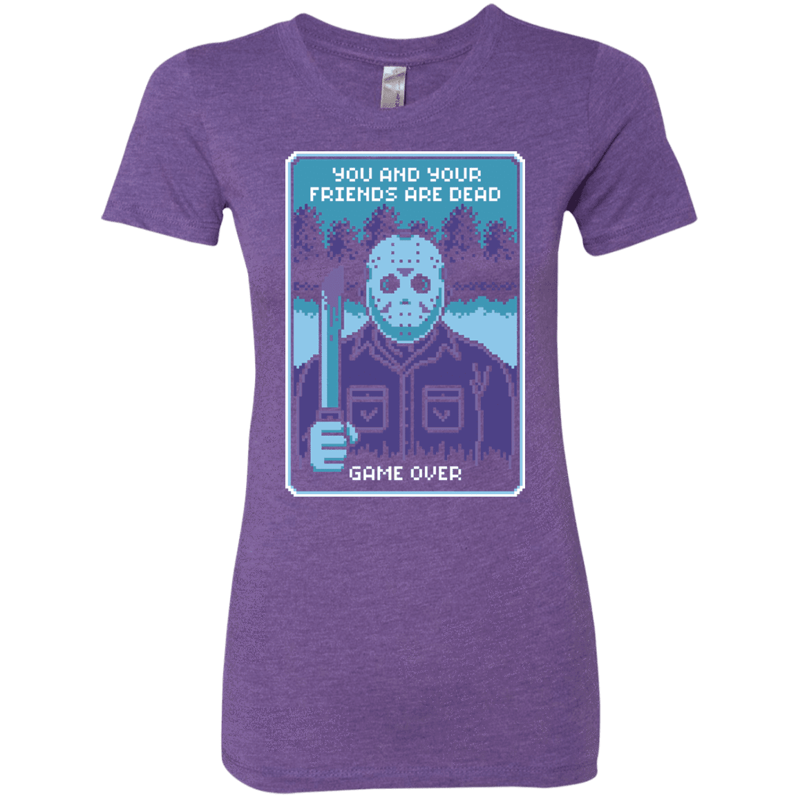 T-Shirts Purple Rush / S Game Over Women's Triblend T-Shirt