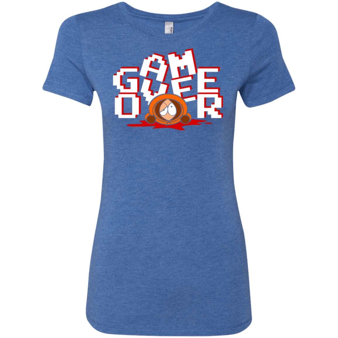 T-Shirts Vintage Royal / Small Game over Women's Triblend T-Shirt