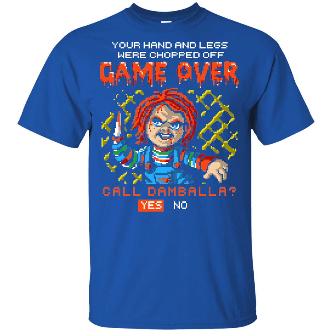 T-Shirts Royal / YXS Game Over Youth T-Shirt