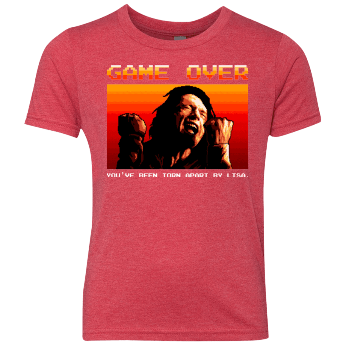 T-Shirts Vintage Red / YXS Game Over Youth Triblend T-Shirt