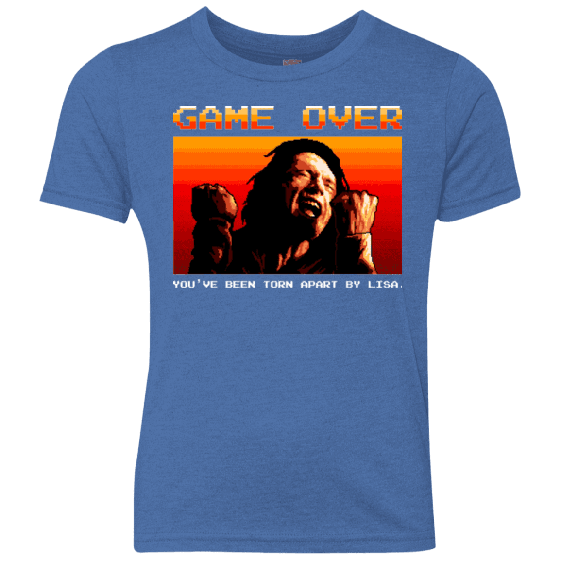 T-Shirts Vintage Royal / YXS Game Over Youth Triblend T-Shirt