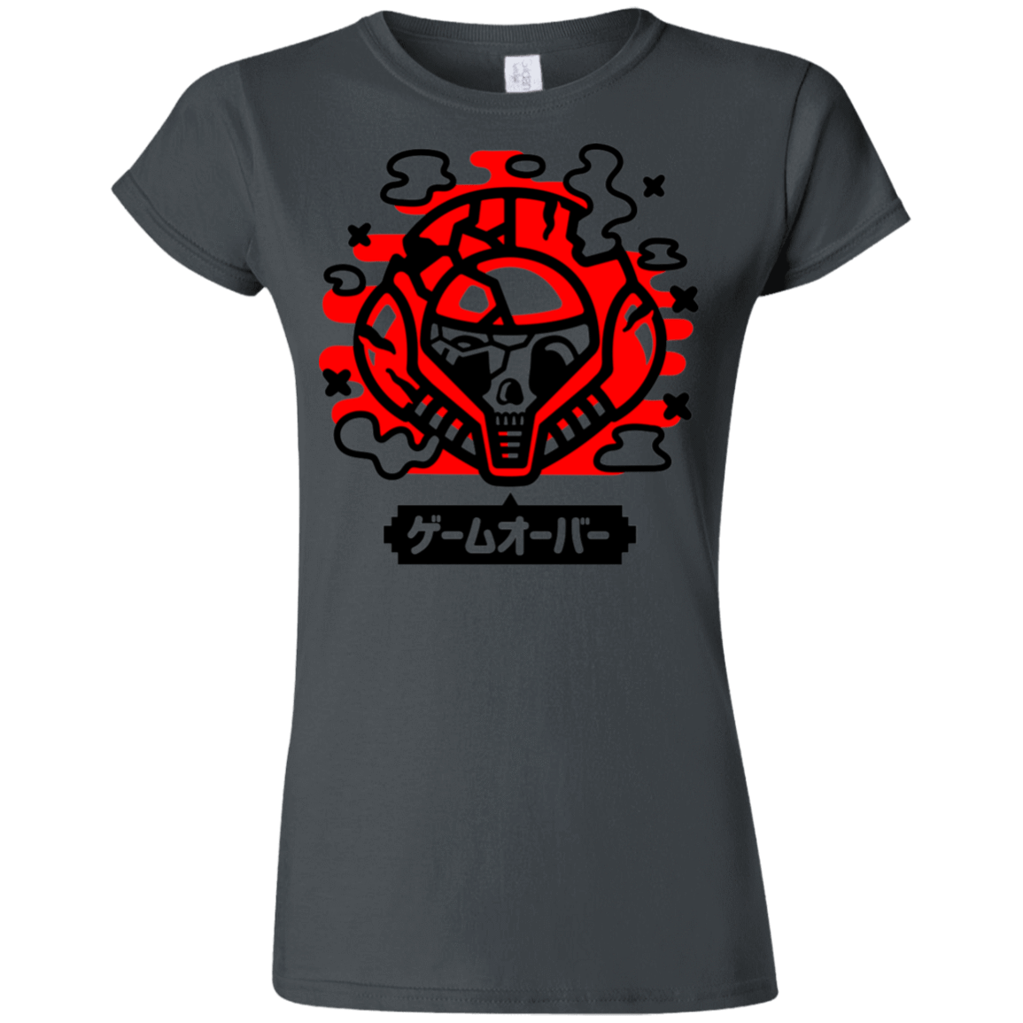 T-Shirts Charcoal / S Gameover Samus Junior Slimmer-Fit T-Shirt