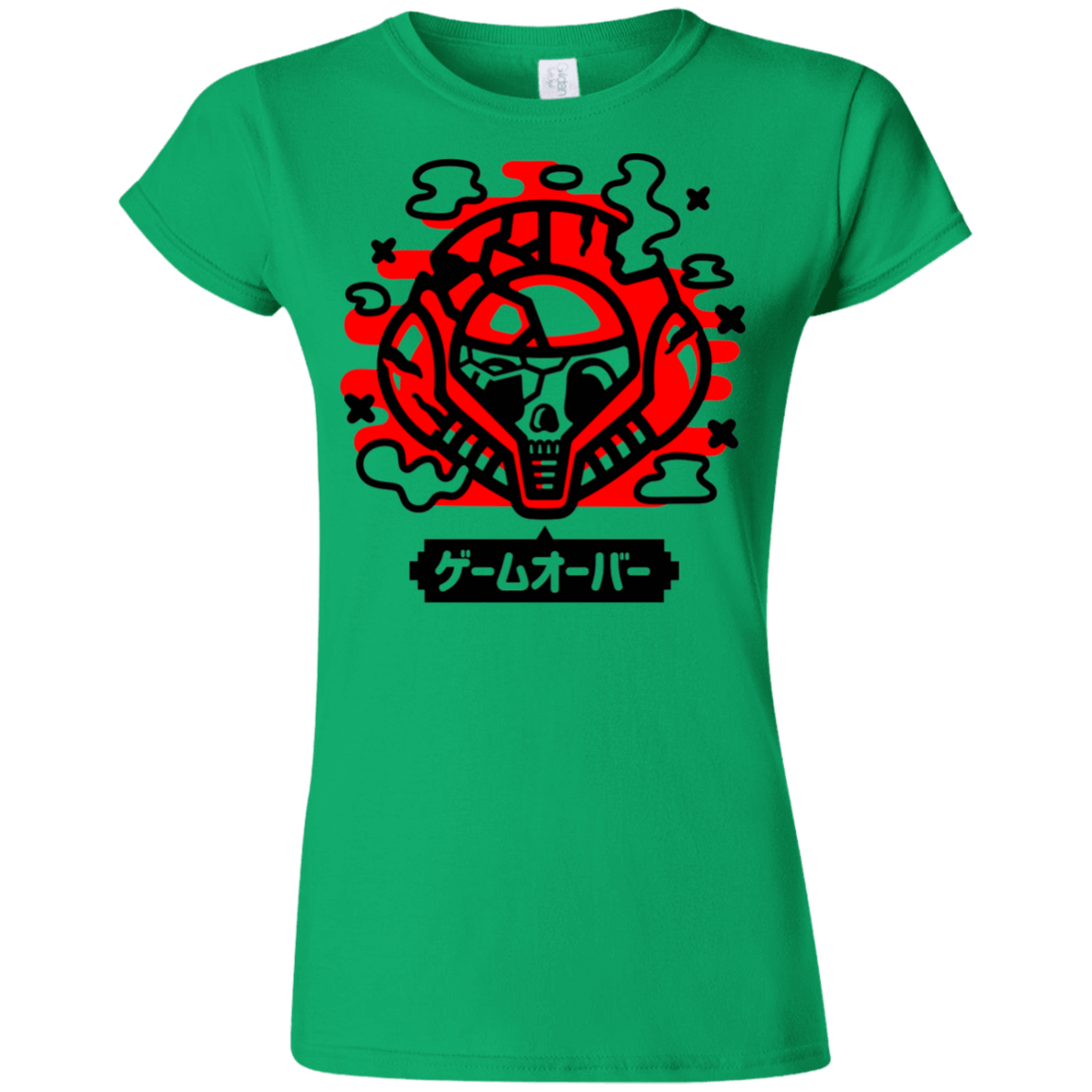 T-Shirts Irish Green / S Gameover Samus Junior Slimmer-Fit T-Shirt
