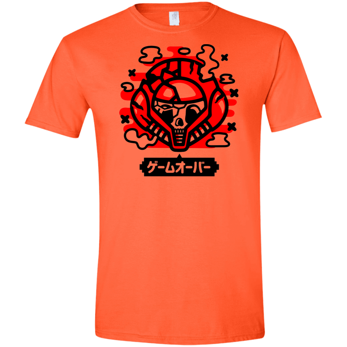 T-Shirts Orange / S Gameover Samus Men's Semi-Fitted Softstyle
