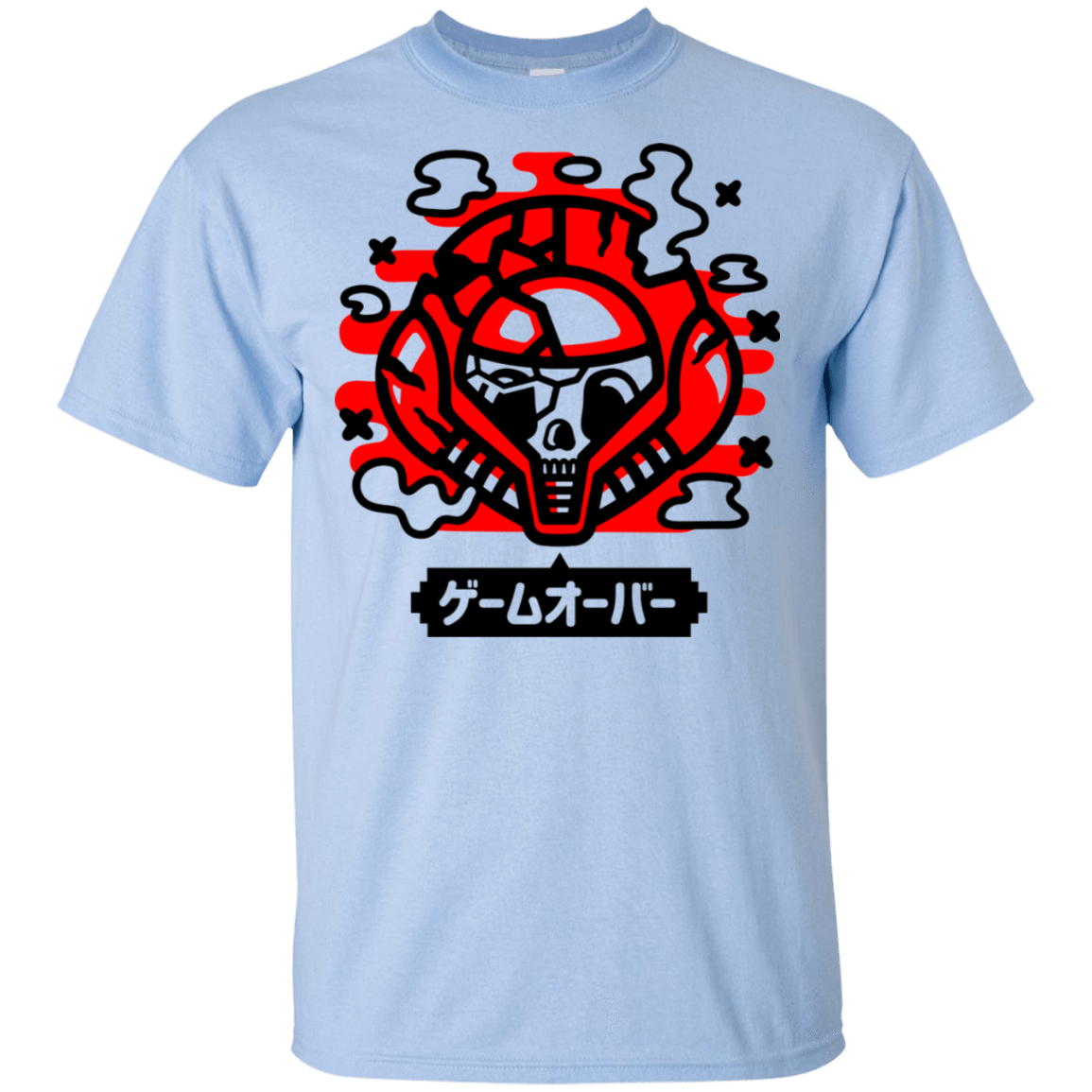 T-Shirts Light Blue / S Gameover Samus T-Shirt