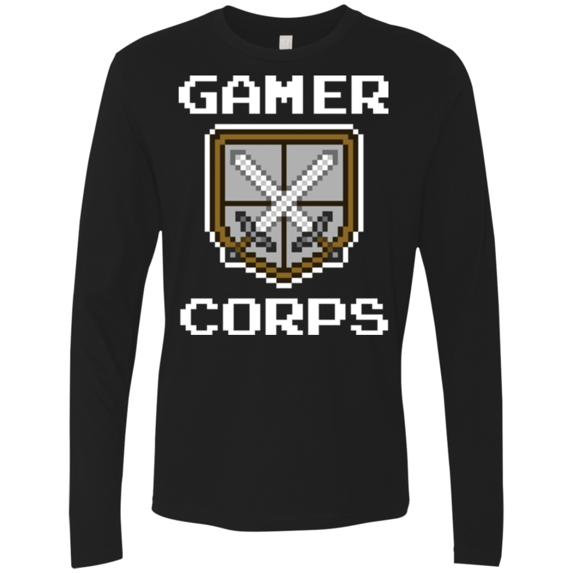 T-Shirts Black / Small Gamer corps Men's Premium Long Sleeve