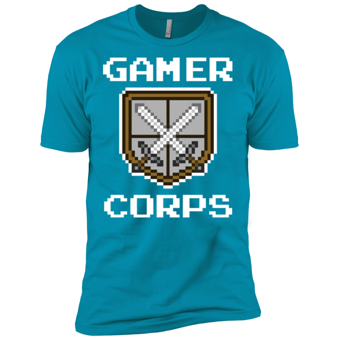 T-Shirts Turquoise / X-Small Gamer corps Men's Premium T-Shirt