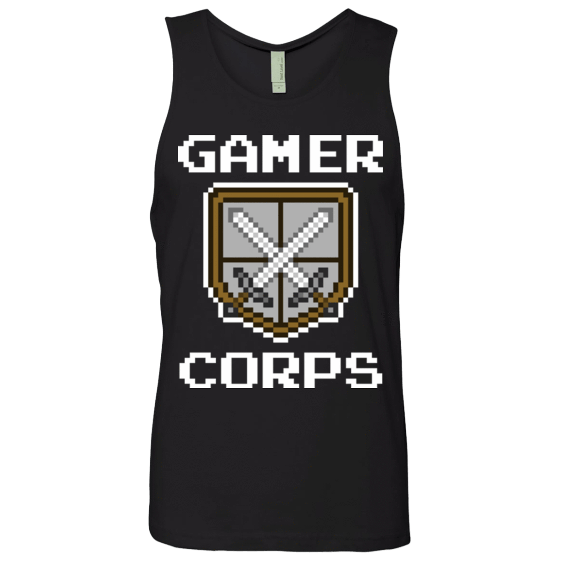 T-Shirts Black / Small Gamer corps Men's Premium Tank Top