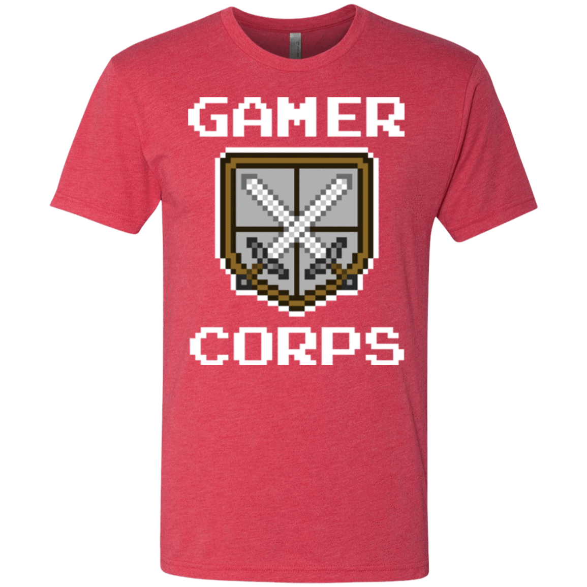 T-Shirts Vintage Red / Small Gamer corps Men's Triblend T-Shirt