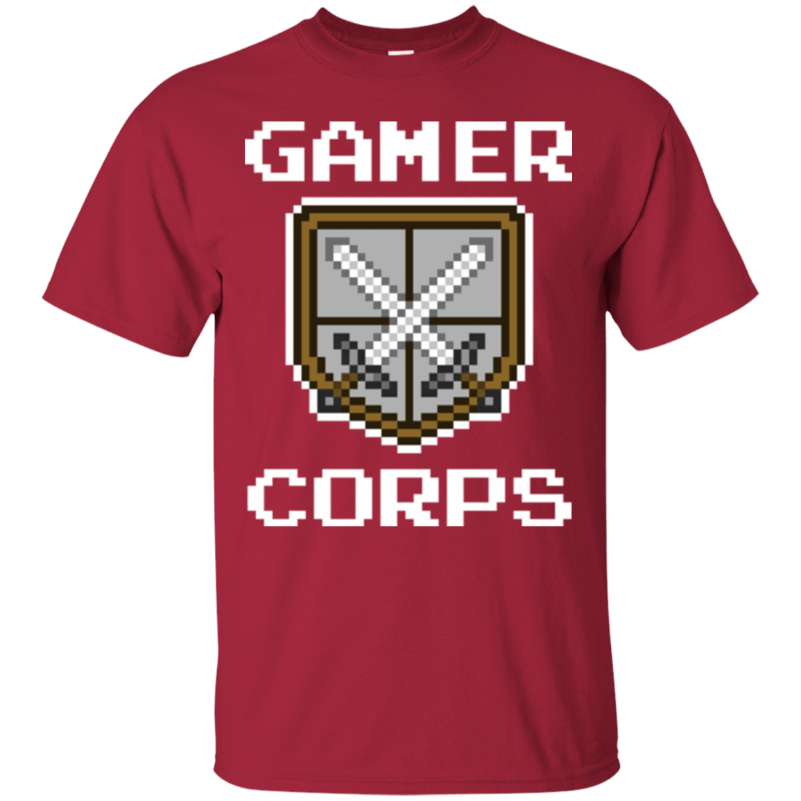 T-Shirts Cardinal / Small Gamer corps T-Shirt