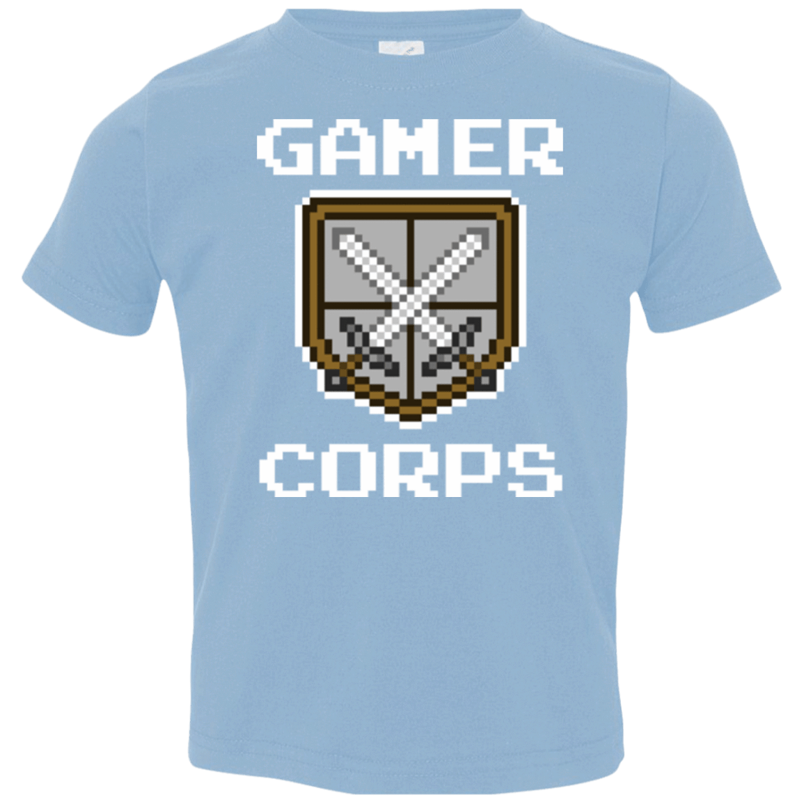 T-Shirts Light Blue / 2T Gamer corps Toddler Premium T-Shirt