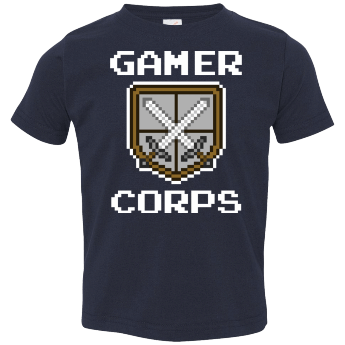 T-Shirts Navy / 2T Gamer corps Toddler Premium T-Shirt