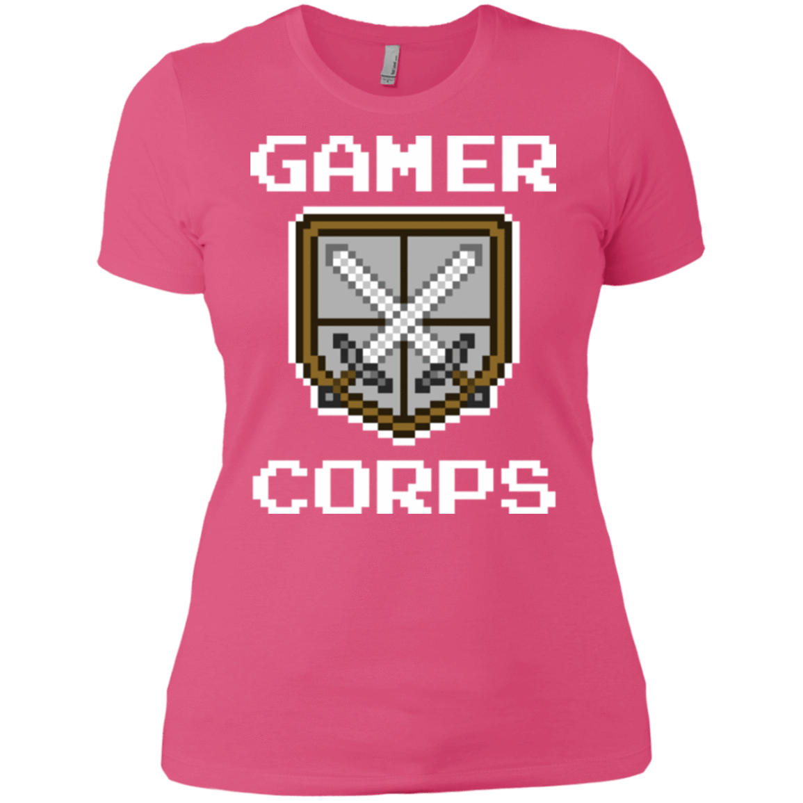 T-Shirts Hot Pink / X-Small Gamer corps Women's Premium T-Shirt