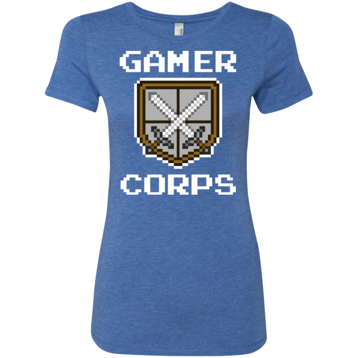T-Shirts Vintage Royal / Small Gamer corps Women's Triblend T-Shirt