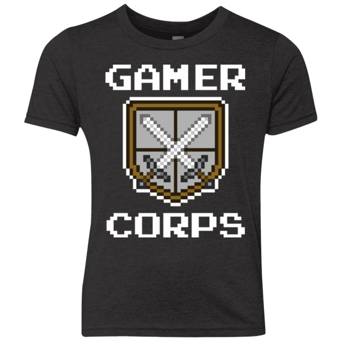 T-Shirts Vintage Black / YXS Gamer corps Youth Triblend T-Shirt