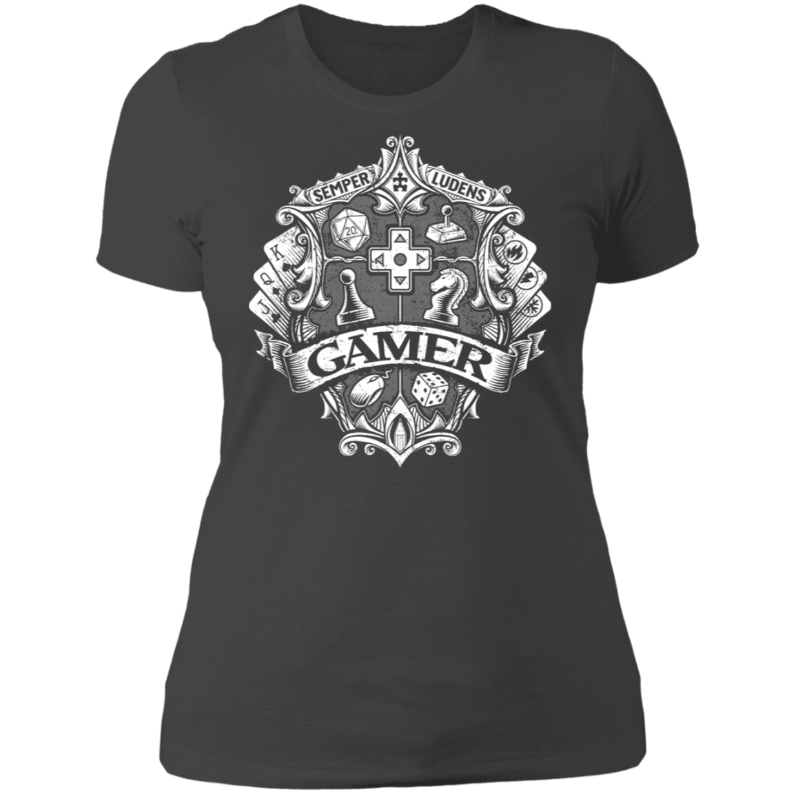 T-Shirts Heavy Metal / S Gamer Crest Women's Premium T-Shirt