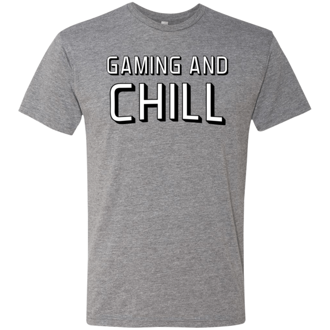 T-Shirts Premium Heather / Small Gaming and Chill Men's Triblend T-Shirt