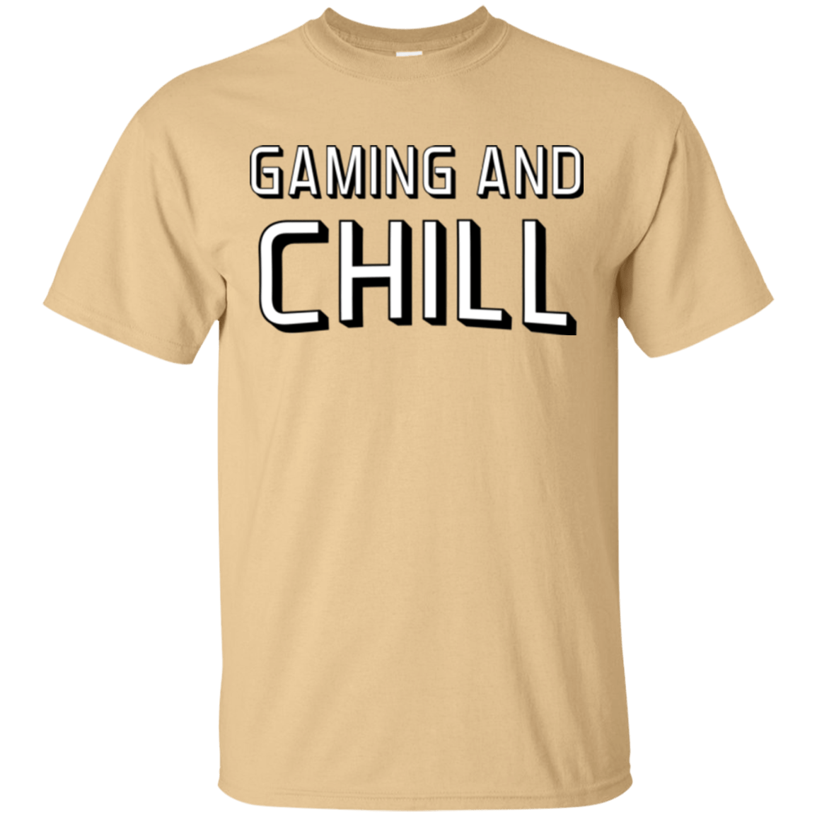 T-Shirts Vegas Gold / Small Gaming and Chill T-Shirt