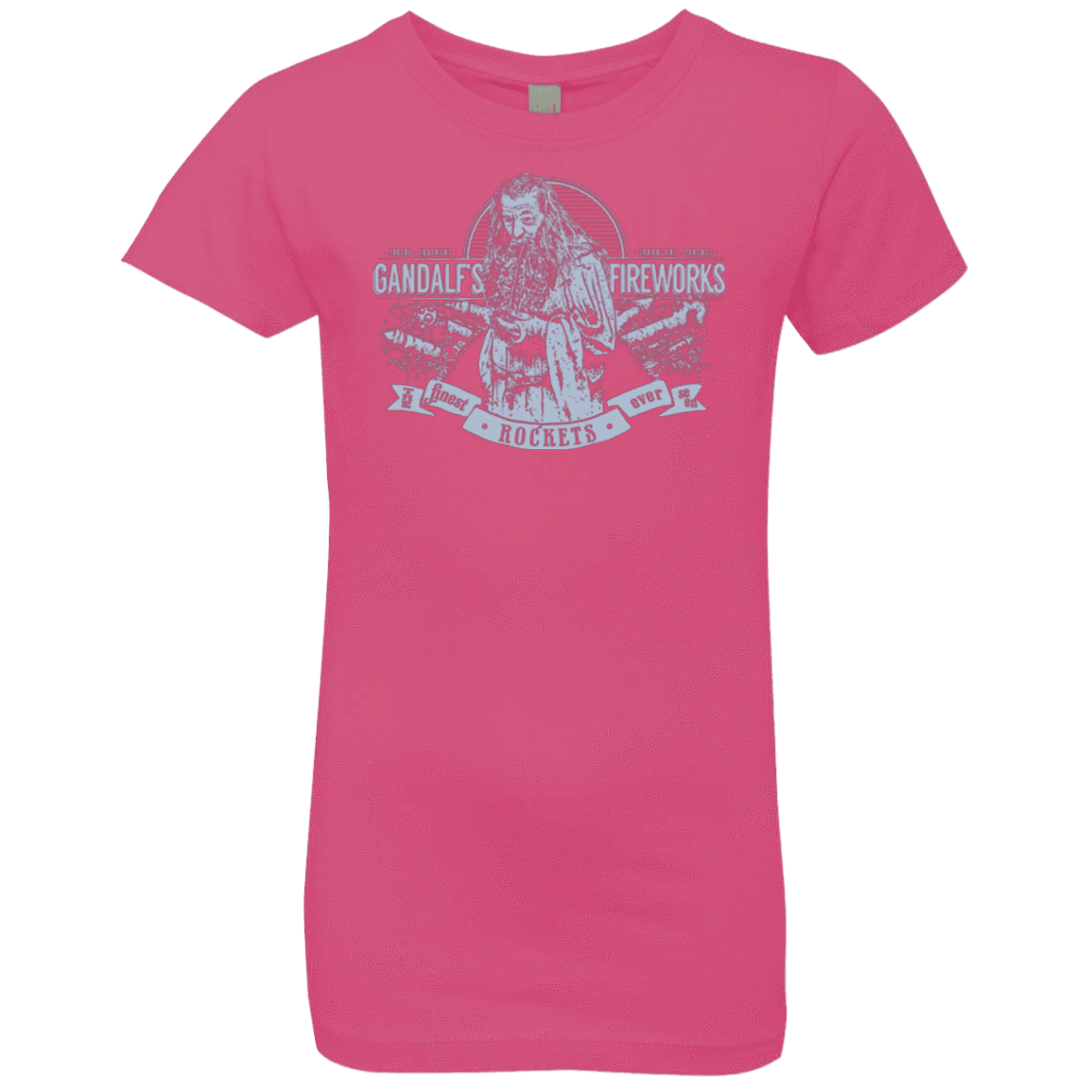 T-Shirts Hot Pink / YXS Gandalfs Fireworks Girls Premium T-Shirt