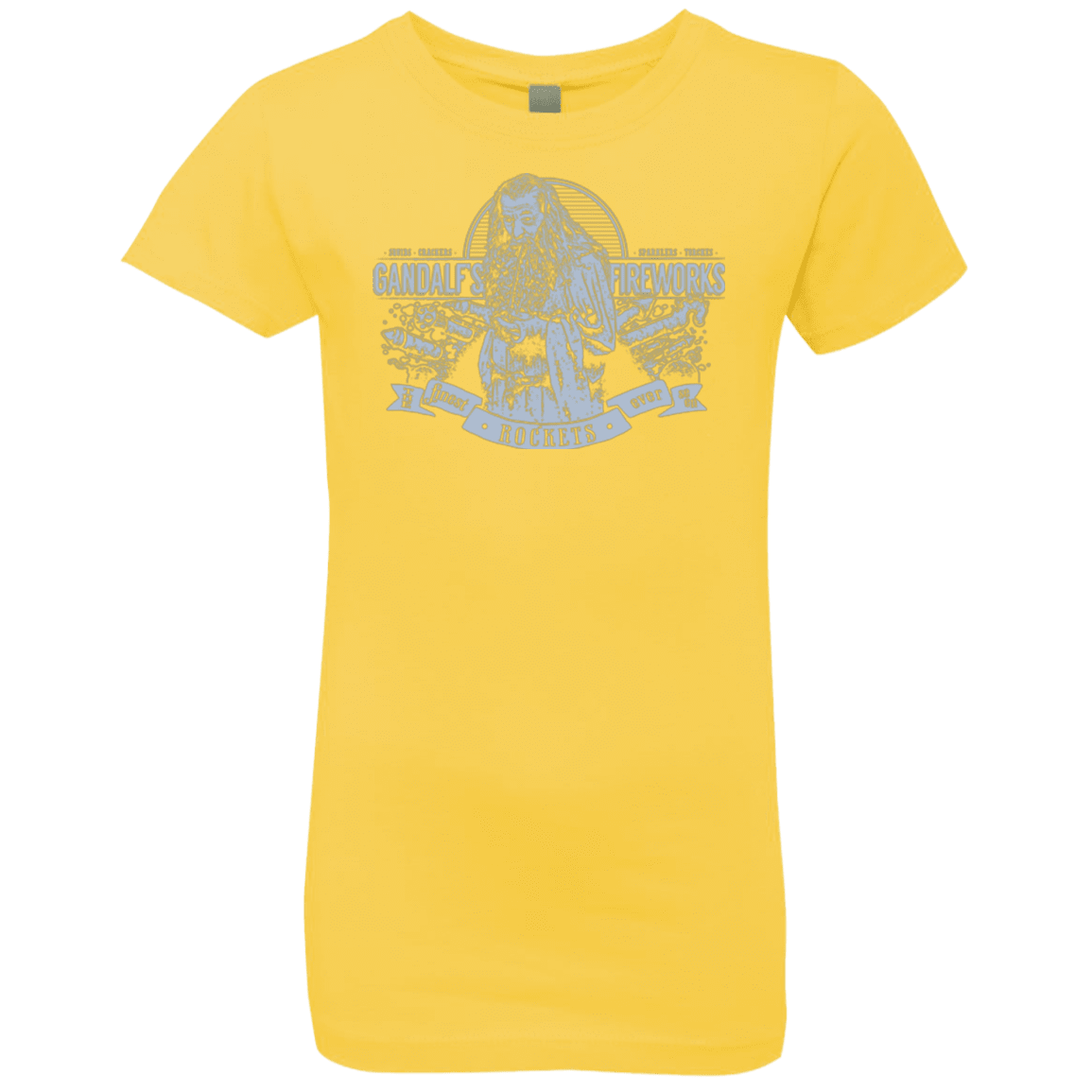 T-Shirts Vibrant Yellow / YXS Gandalfs Fireworks Girls Premium T-Shirt
